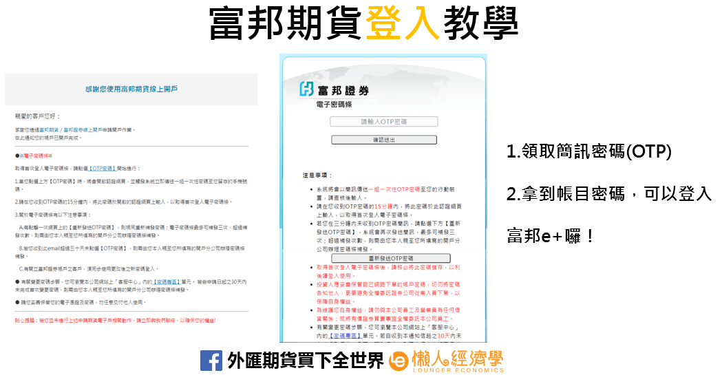 富邦期貨登入教學