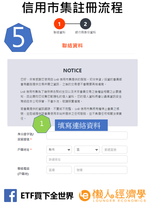 LNB信用市集註冊流程