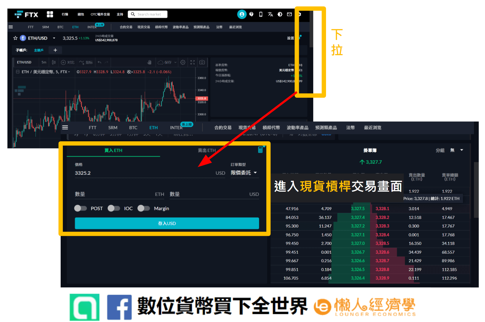 FTX現貨槓桿教學 進入FTX現貨槓桿頁面