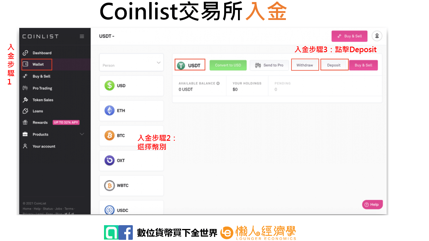 Coinlist入金2