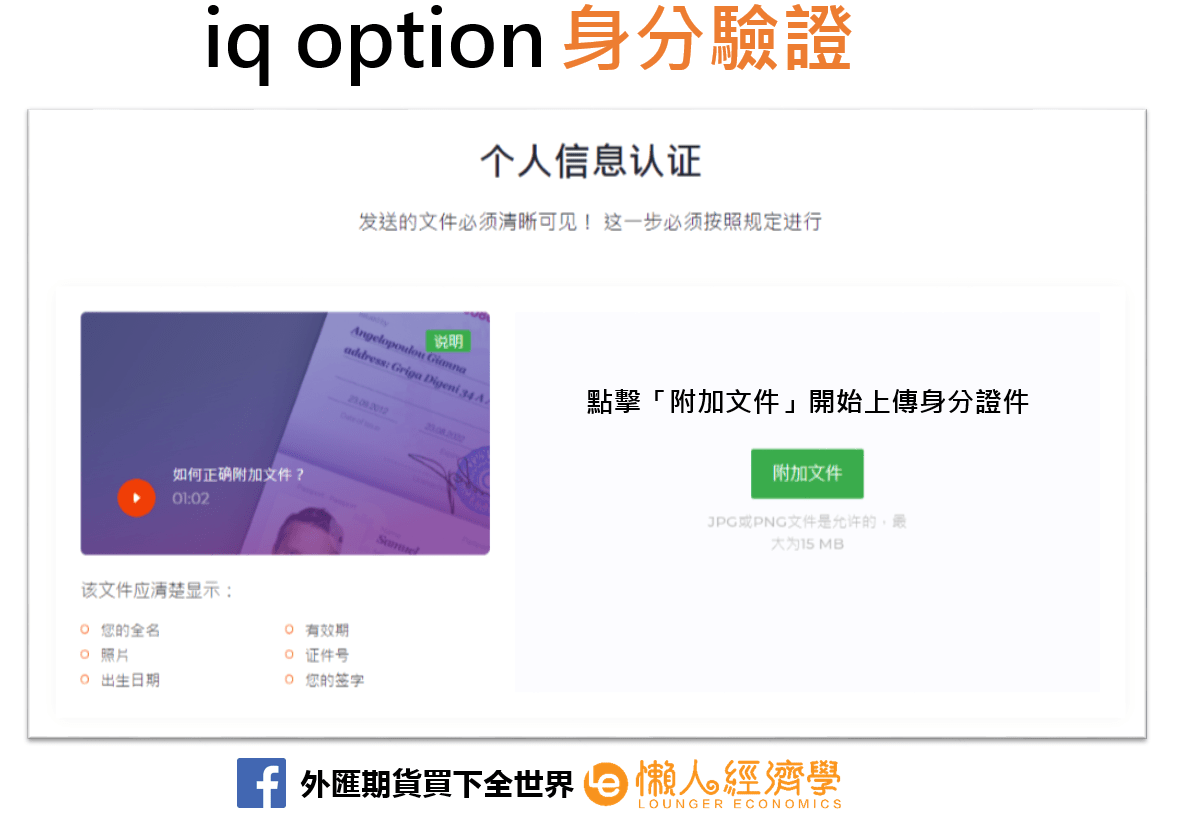 iq option身份驗證6