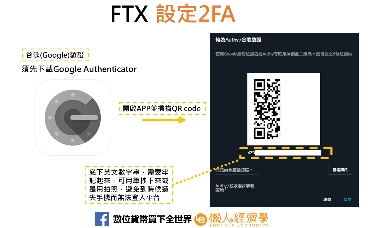 FTX Google驗證