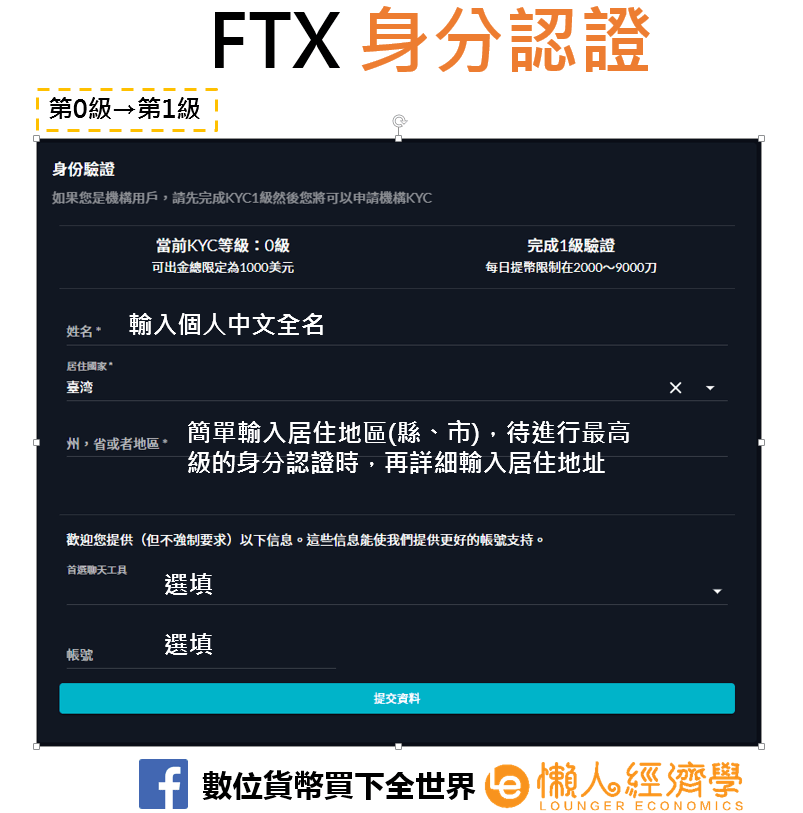 FTX身分驗證8