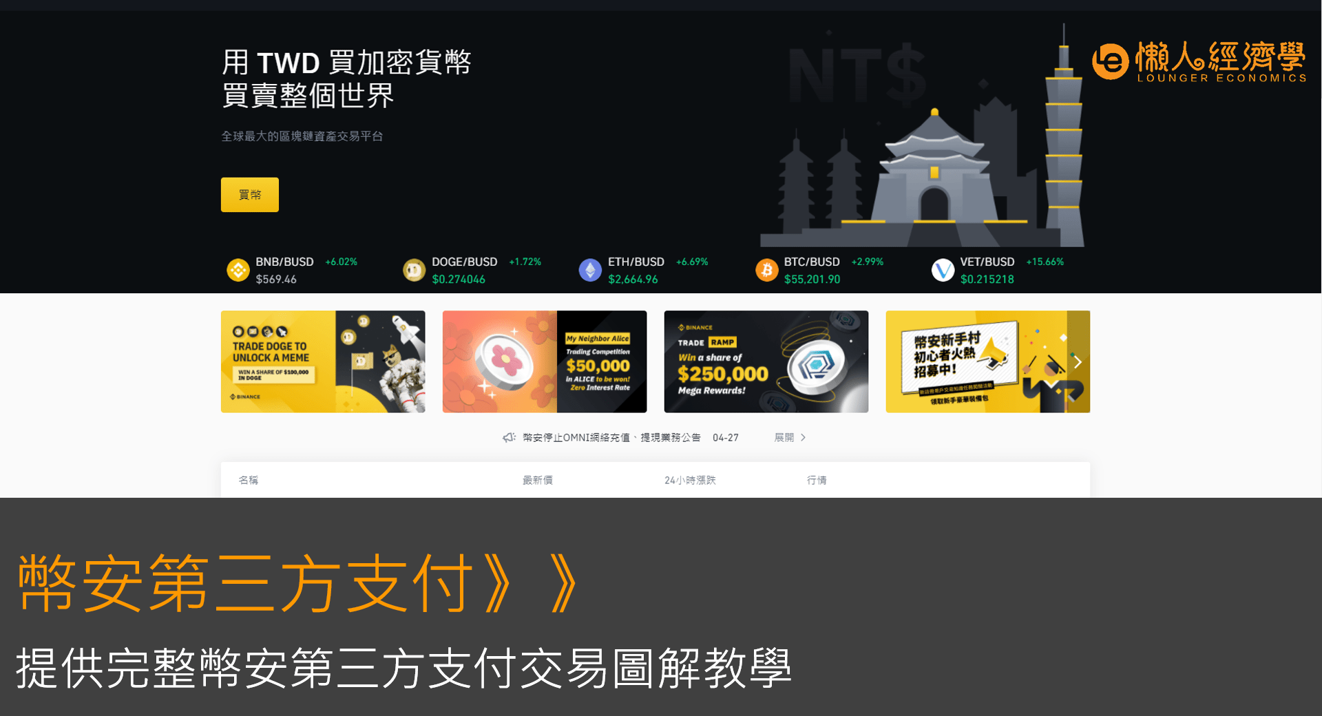 【幣安第三方支付】提供完整幣安第三方支付交易圖解教學