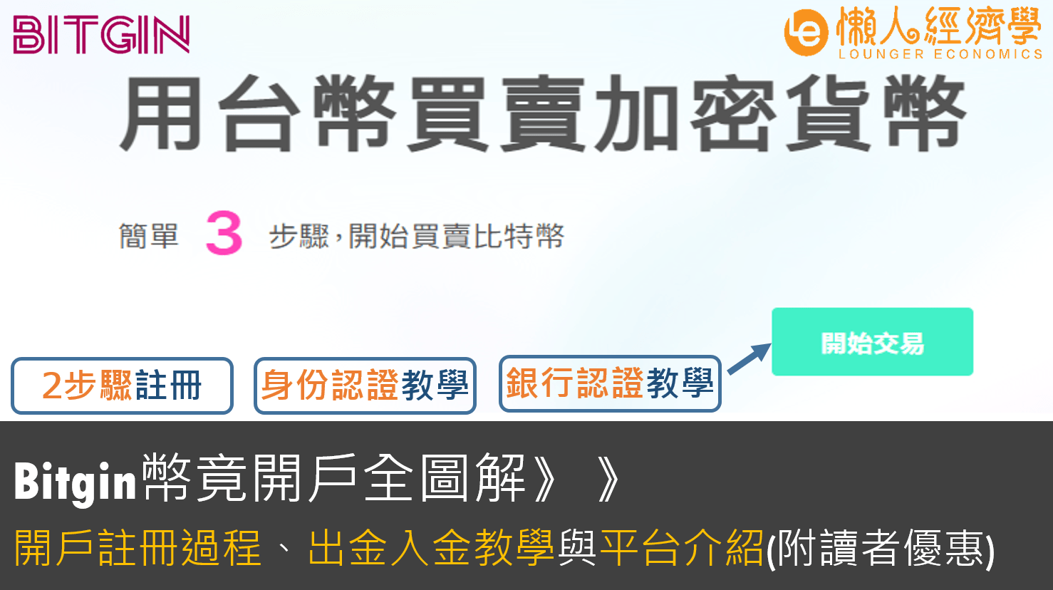 【台灣虛擬貨幣交易所】Bitgin 開戶教學：2步驟註冊圖解、出金入金介紹、客服實測