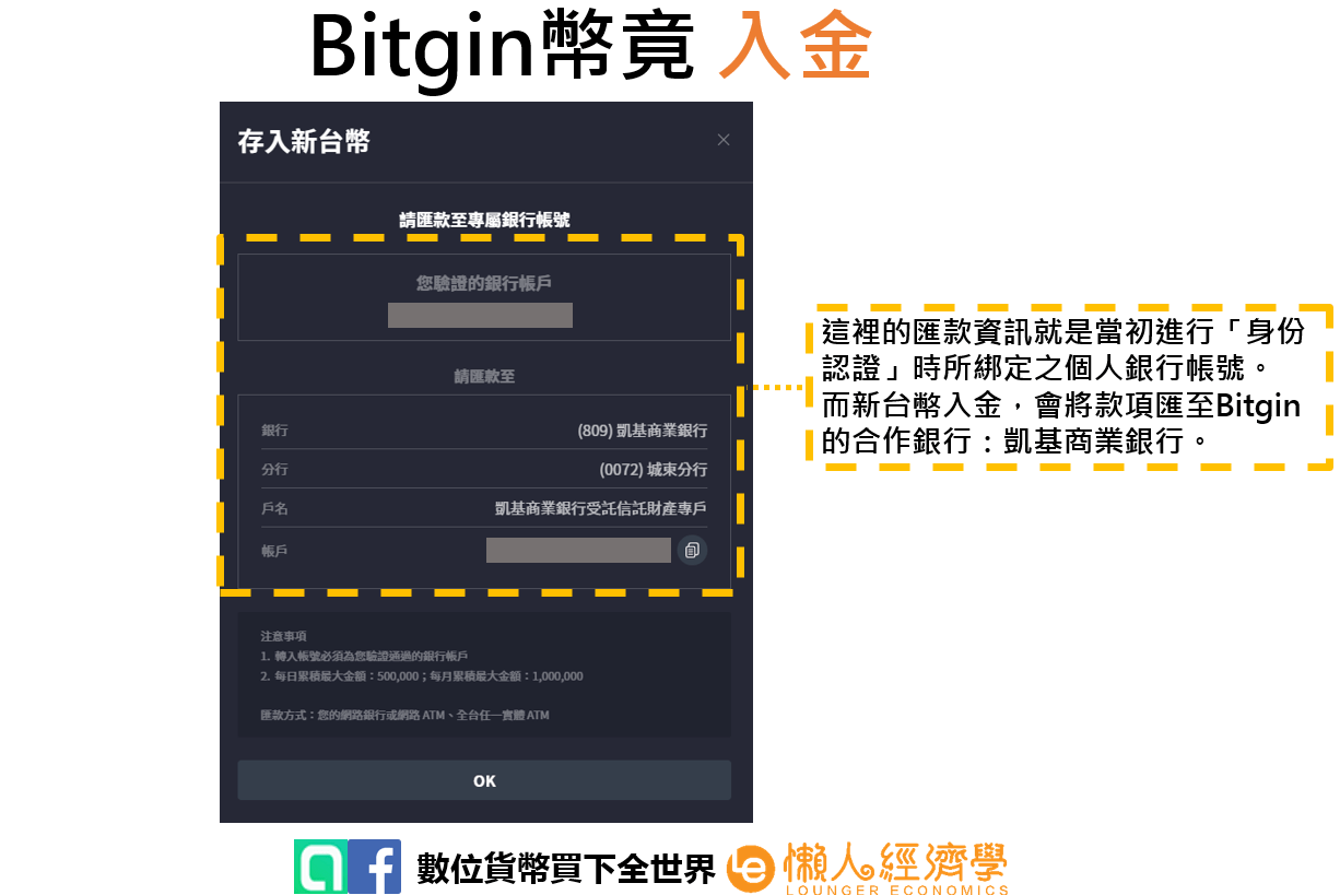 Bitgin入金3