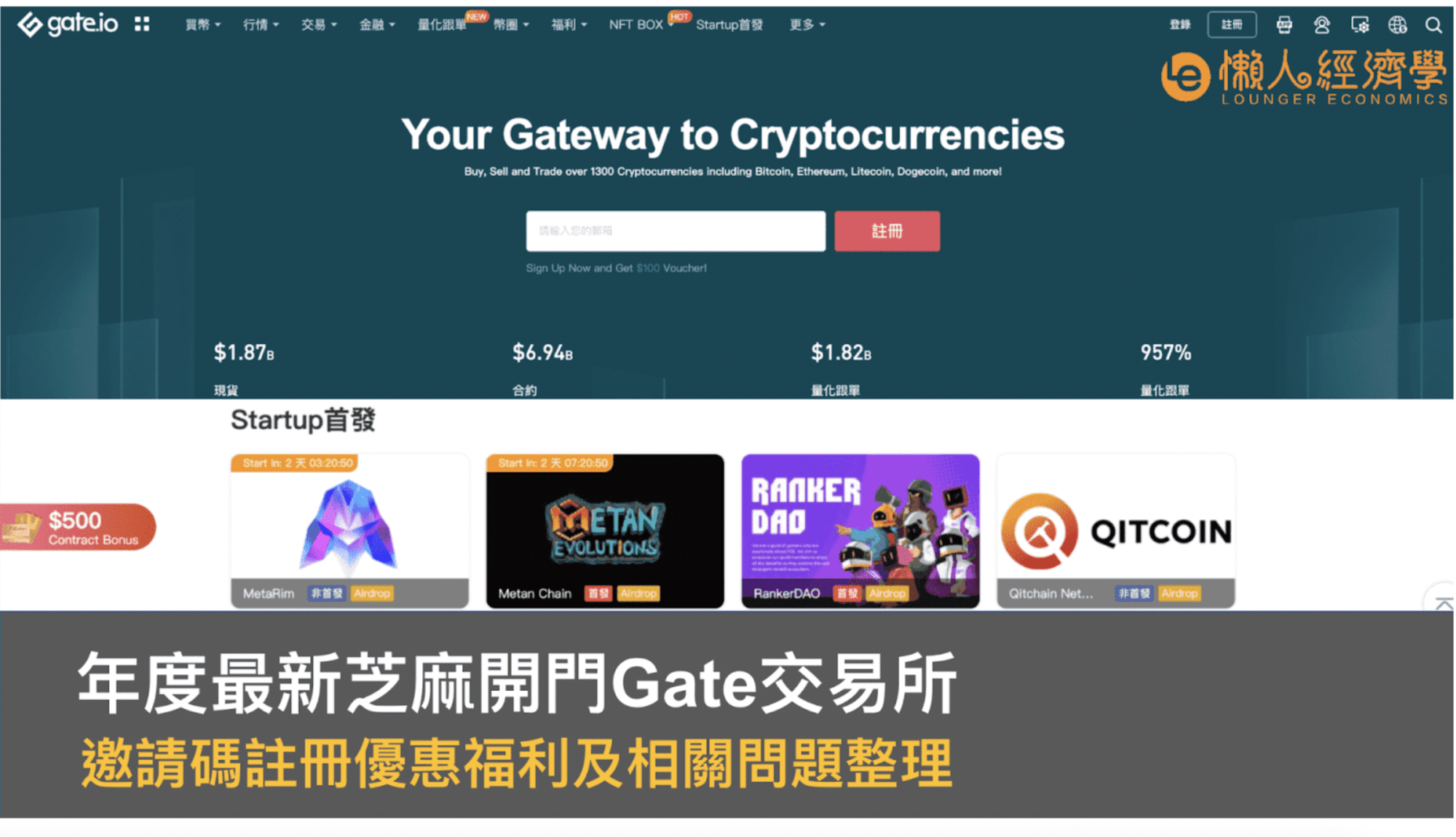 Gate.io 邀请码